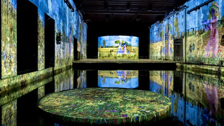 Bassins des Lumières Bordeaux Exposition « Monet, Renoir… Chagall, Voyages en Méditerranée »