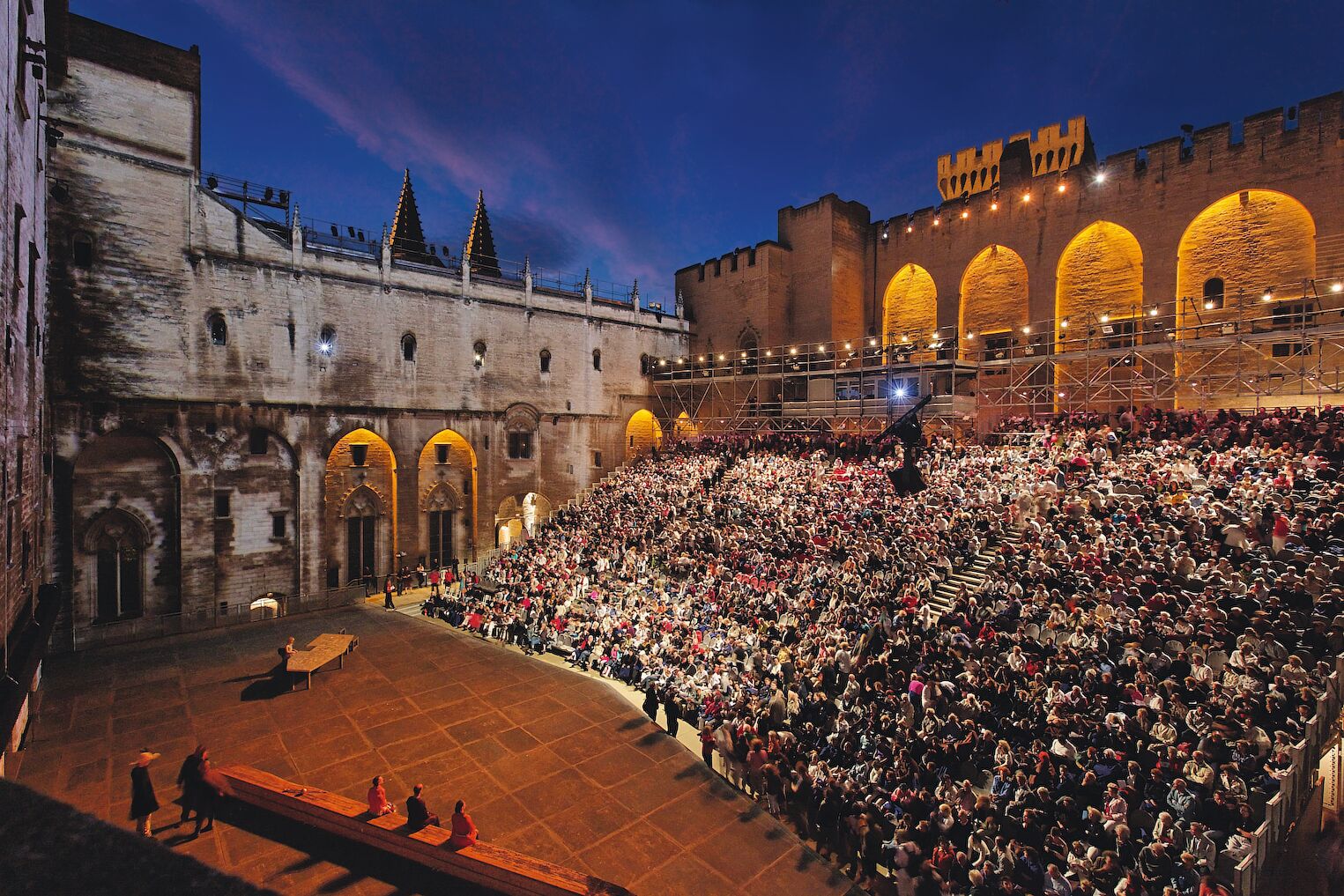 Pendant le festival d'Avignon