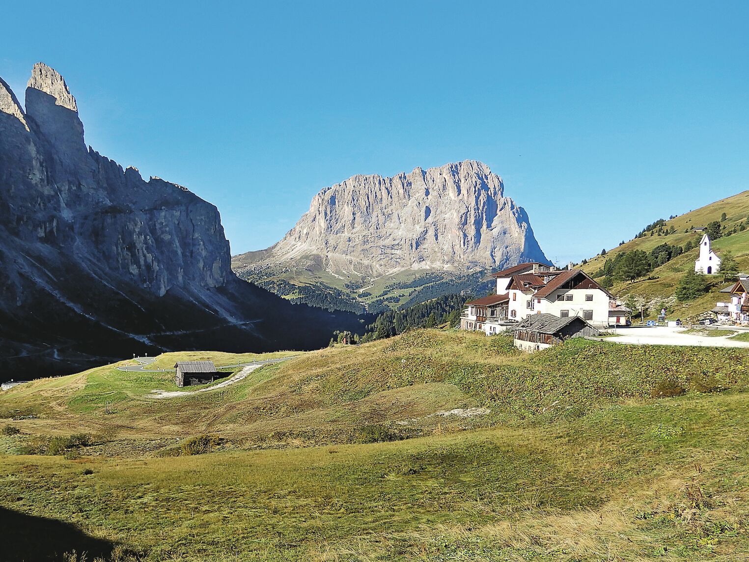 Vue sur le massif du Sella